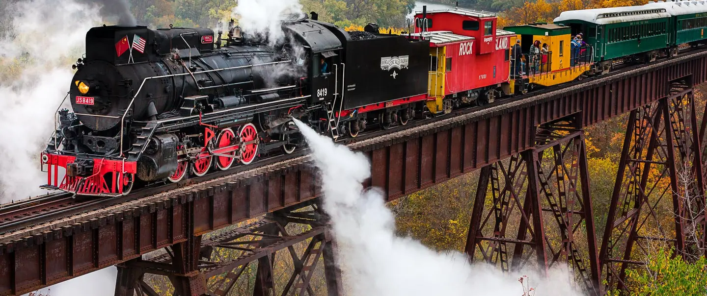 Train on Bridge